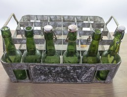 Aachener export bierbrauerei zink krat 30 flessen zijkant